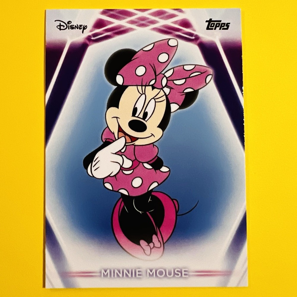 2026 Topps Disney Neon Minnie Mouse #199‎ Base Card